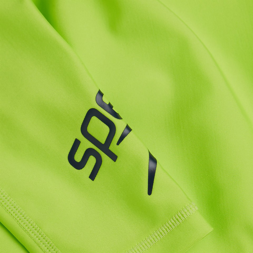 Junior Logo Rash Top Green/Navy