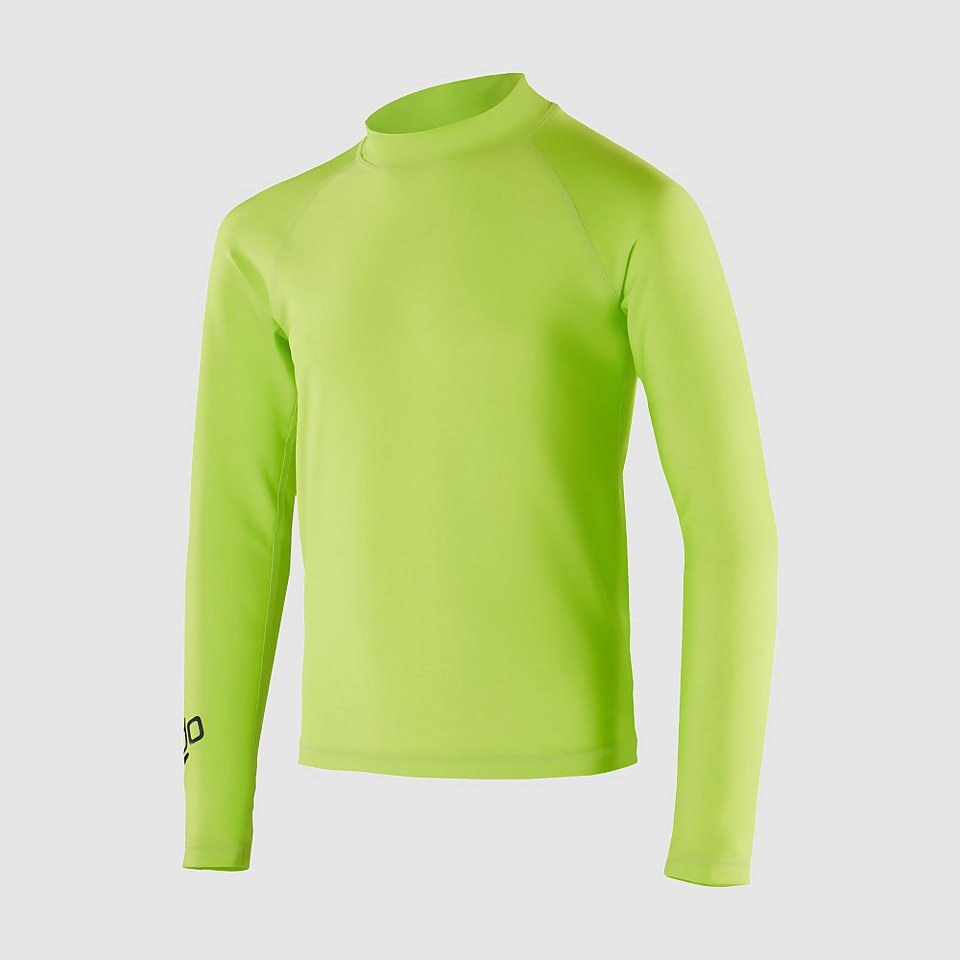 Junior Logo Rash Top Green/Navy