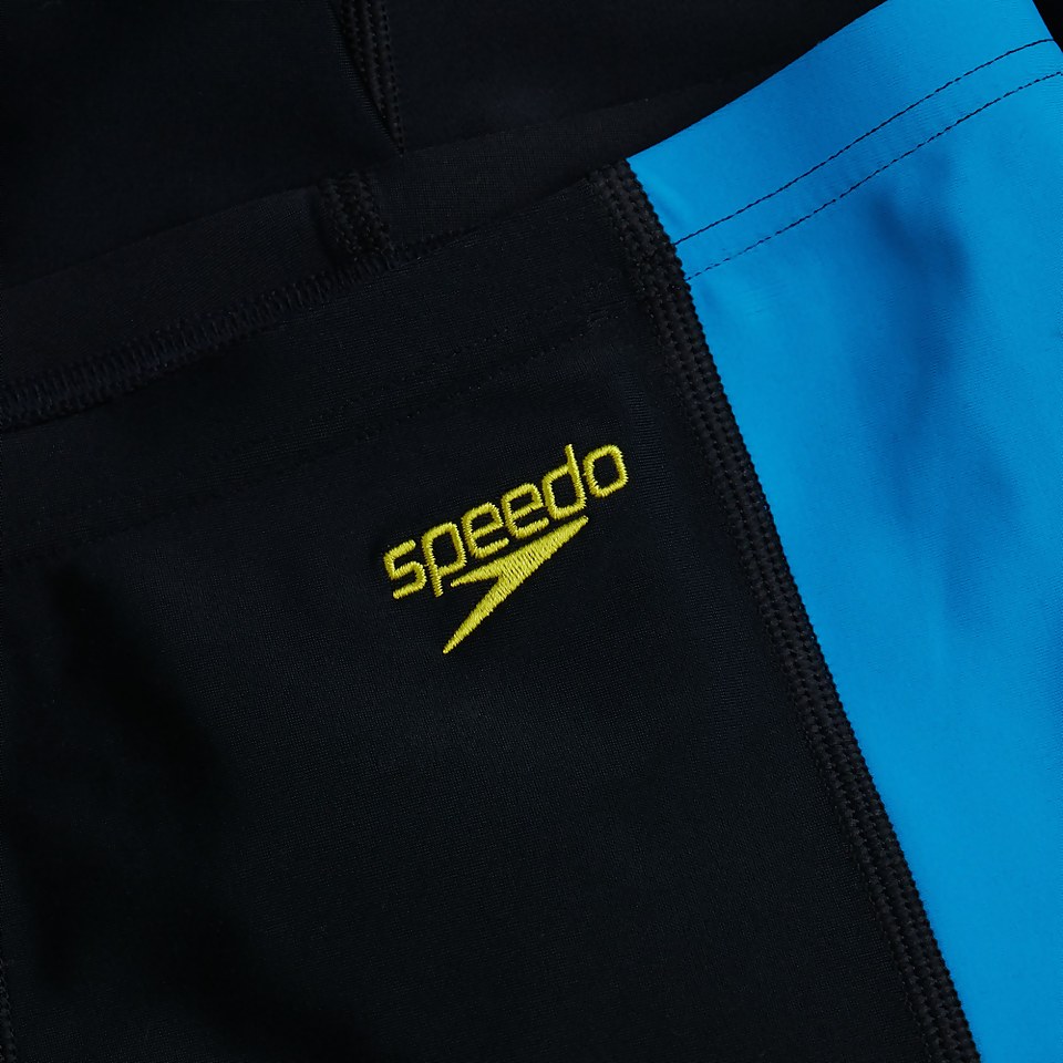 Junior Colourblock Sun Protection Leggings Black/Blue