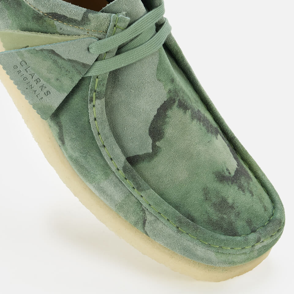 Clarks Originals Men s Camo Wallabee Shoes Green