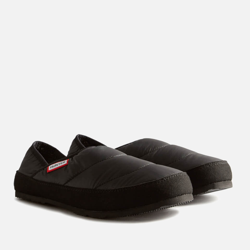 Hunter Women's Puffer Slippers - Black