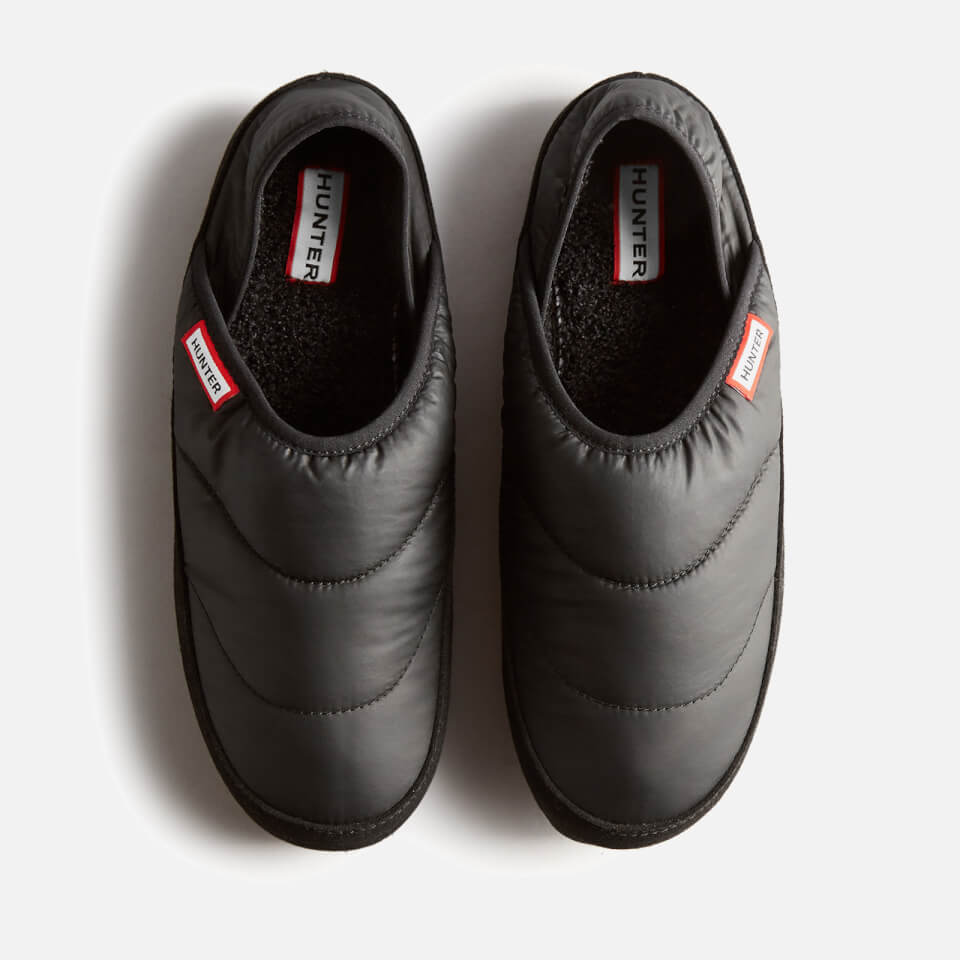 Hunter Women's Puffer Slippers - Black