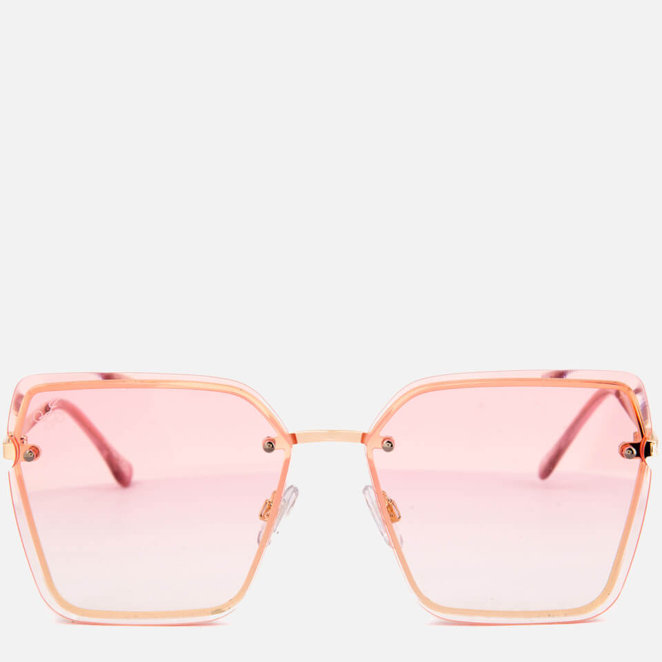 Jeepers Peepers Women's Square Frame Sunglasses - Pink