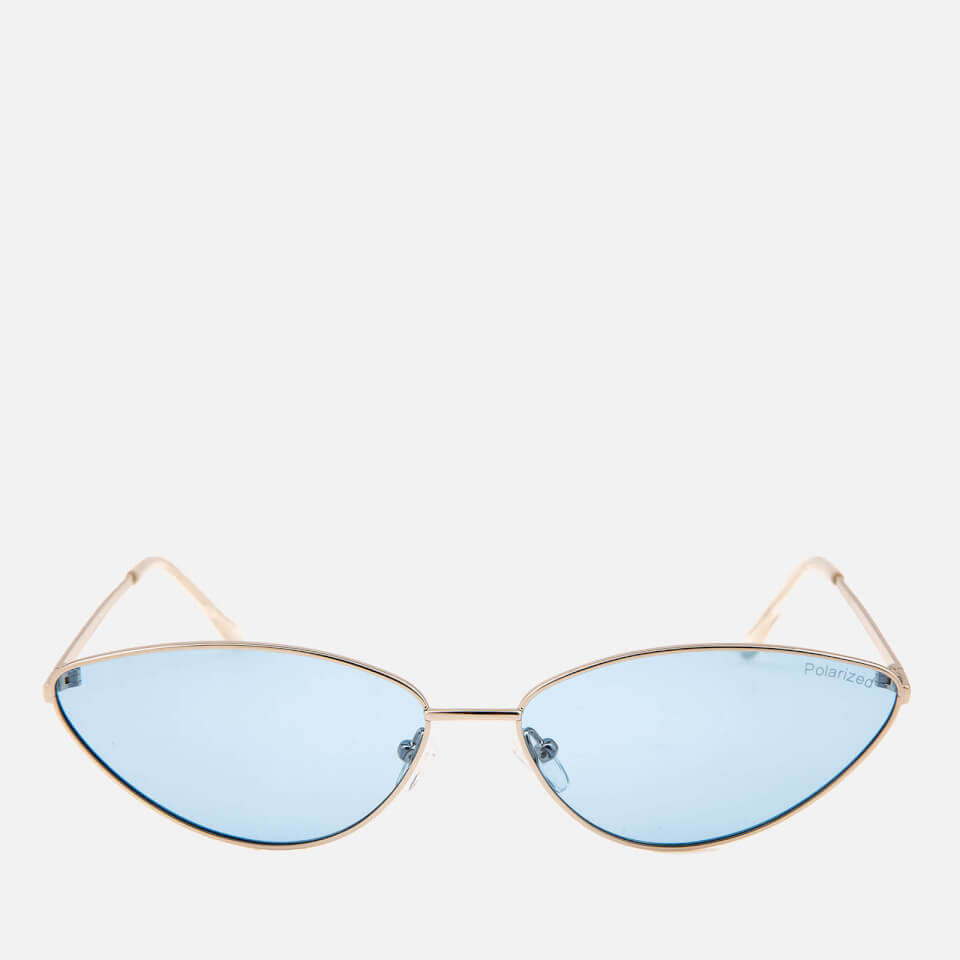 Jeepers Peepers Women's Retro Frame Sunglasses - Blue