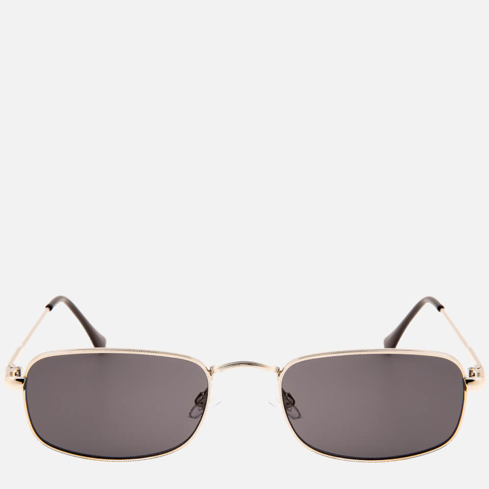 Jeepers Peepers Rectangle Frame Sunglasses - Gold