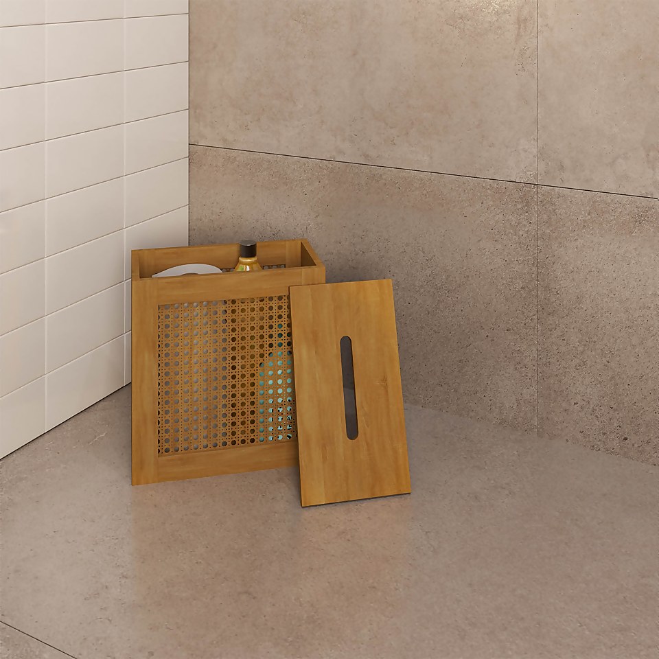 Homebase Edit Bathroom Storage Unit Rattan Homebase
