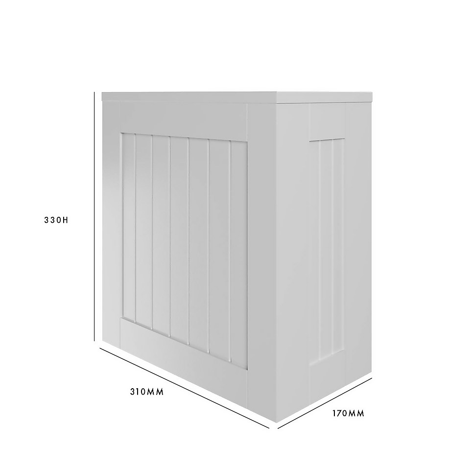 Homebase Edit Bathroom Storage Unit - White