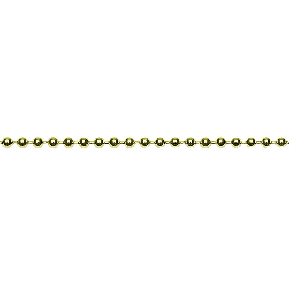 Eliza Tinsley Ball Chain - Polished Brass - 3mm x 2m