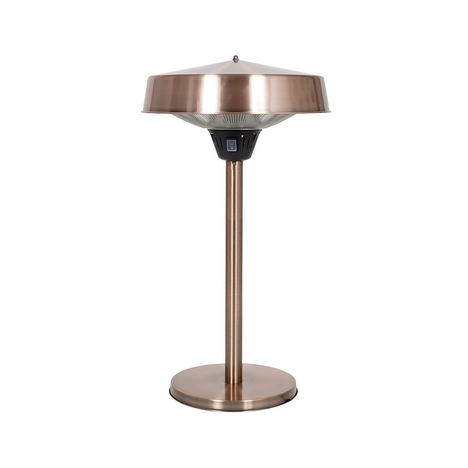 Copper Electric Tabletop Patio Heater Homebase
