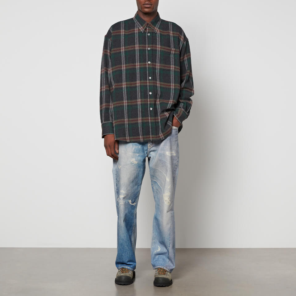 トップス OUR LEGACY Borrowed shirt 46 Our Legacy Borrowed Bd Check Brushed Shirt - 46/S | Coggles