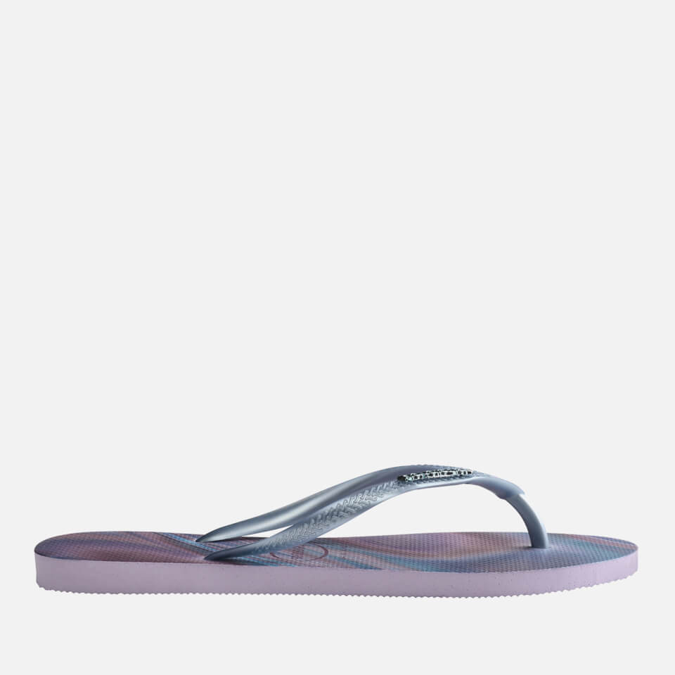 Havaianas Women's Slim Iridescent Flip Flops - Quiet Lilac