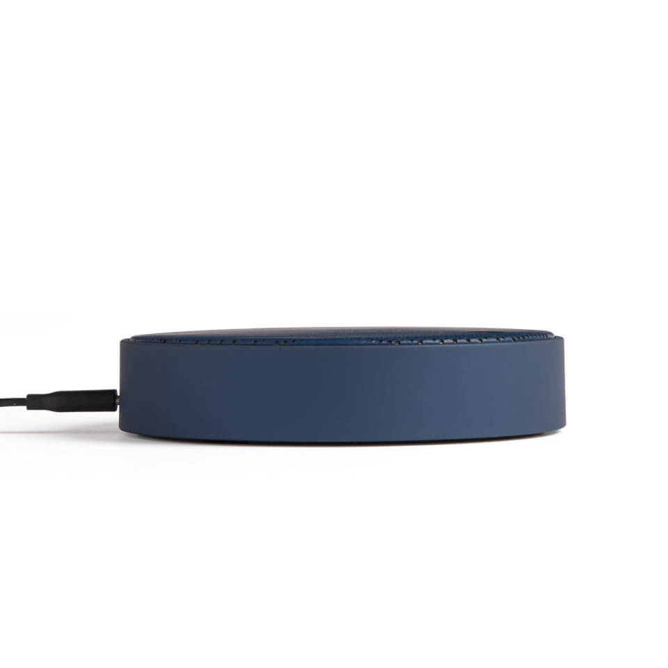 Lexon OSLO Energy + Bluetooth Speaker + Wireless Charger - Navy