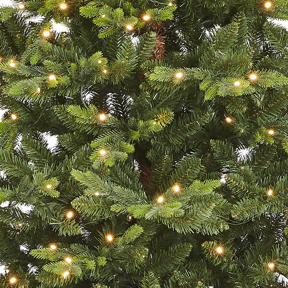 7ft Montana Premium Prelit Artificial Christmas Tree Homebase