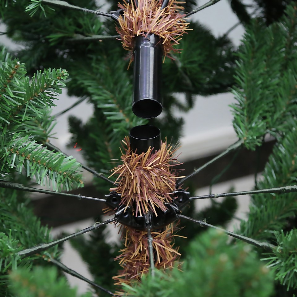 7ft Montana Premium Prelit Artificial Christmas Tree Homebase