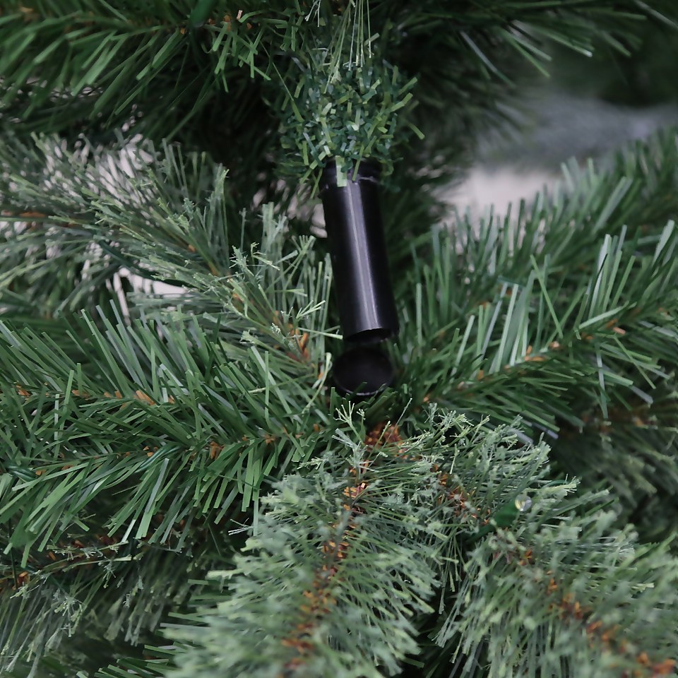 5ft Cashmere Potted Prelit Artificial Christmas Tree Homebase