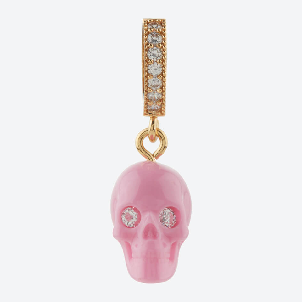 Crystal Haze Women's Pave Mr Nice Skull - Pink