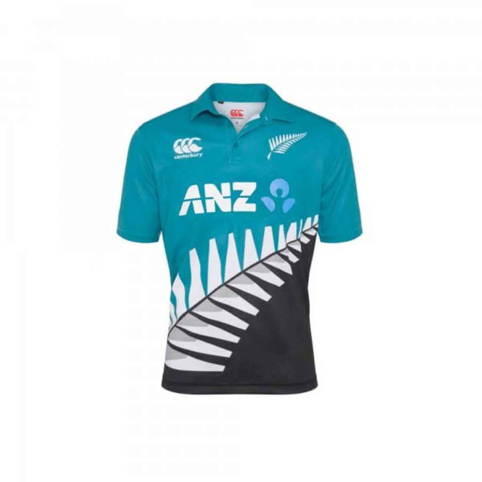 Kids Blackcaps Replica Retro Shirt in Green