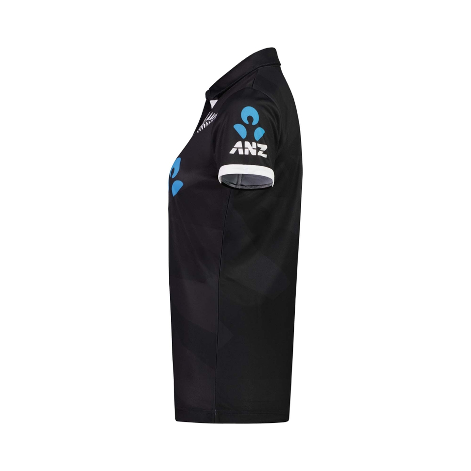 Women's NZ Cricket Replica ODI Shirt in Black