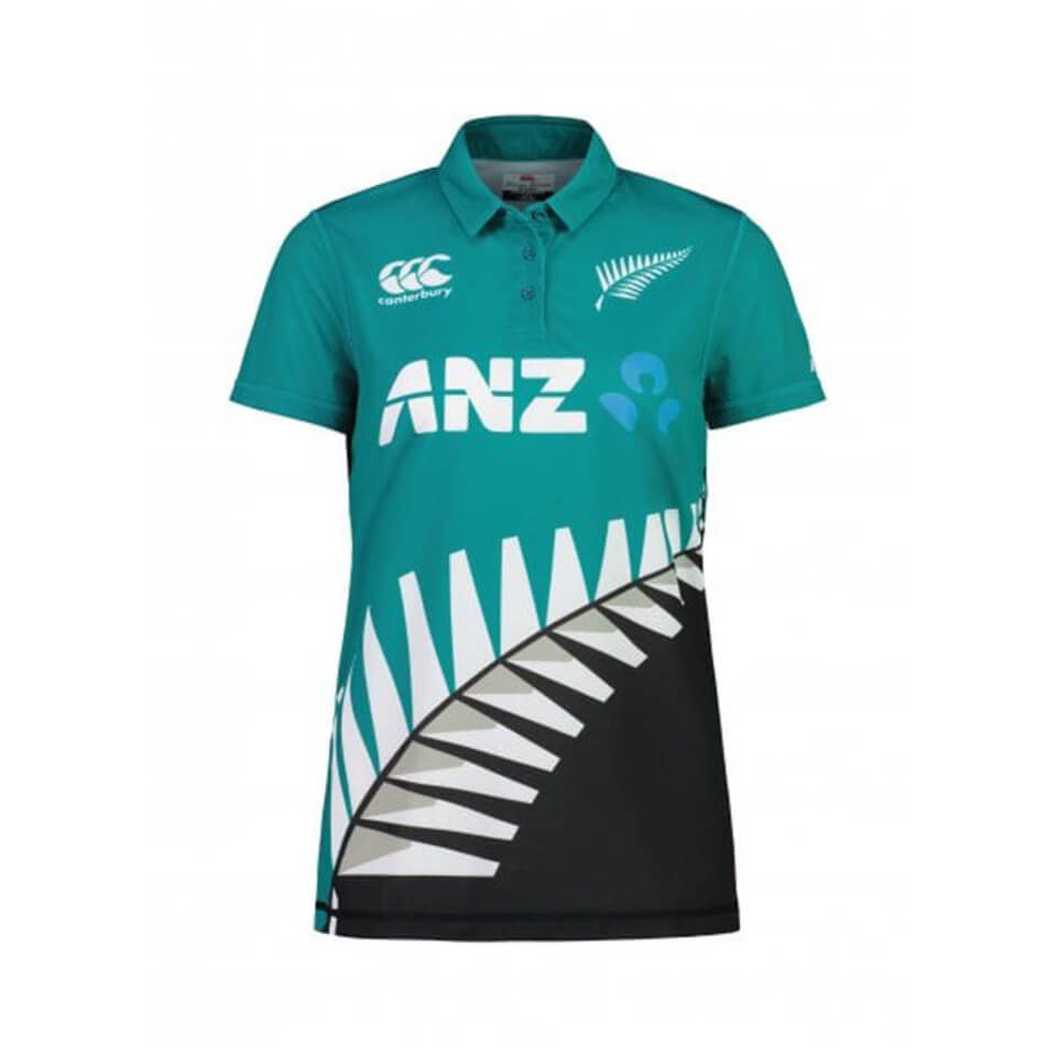 Women's Blackcap Replica Retro Shirt in Green
