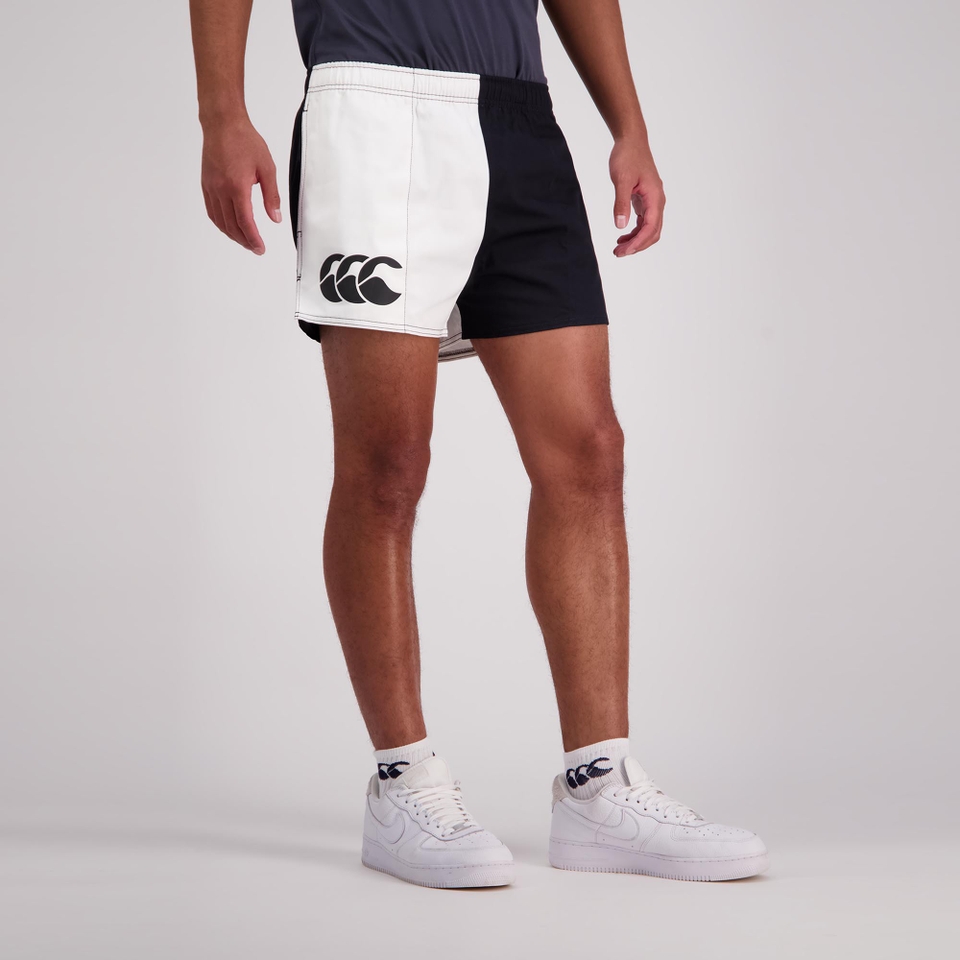 MENS HARLEQUIN SHORT BLACK