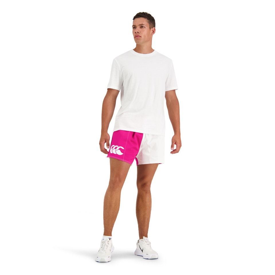 MENS HARLEQUIN SHORT PINK