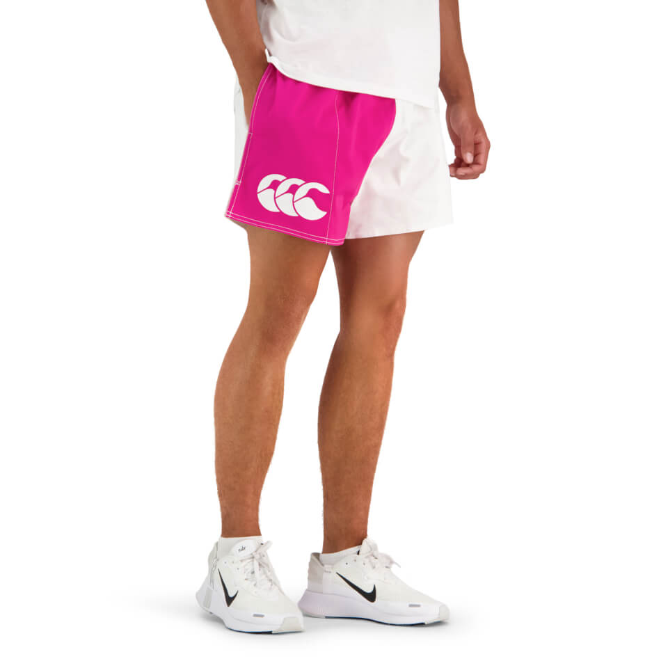 CANTERBURY Men's COTTON TWILL HARLEQUIN SHORT WITH POCKETS - FUSCHIA