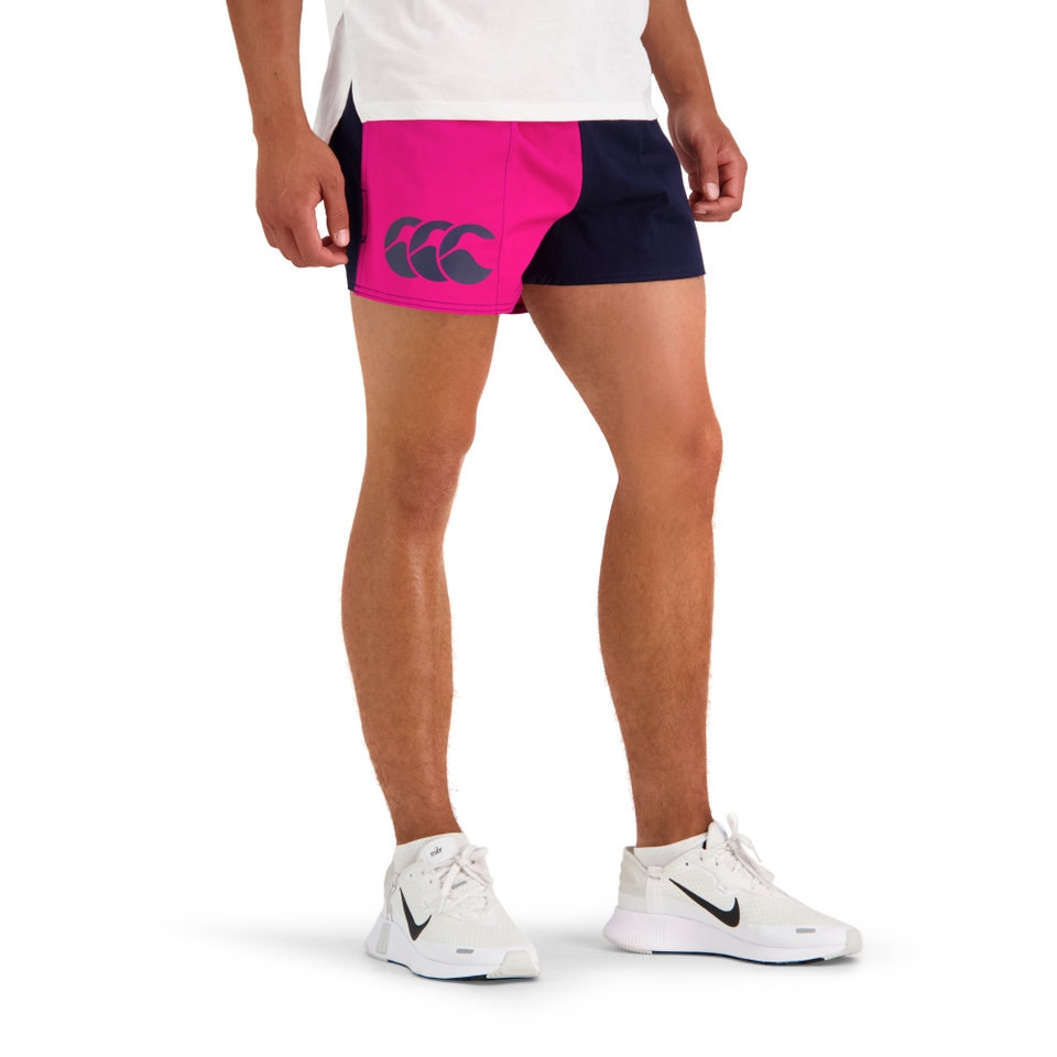 MENS HARLEQUIN SHORT PINK/NAVY