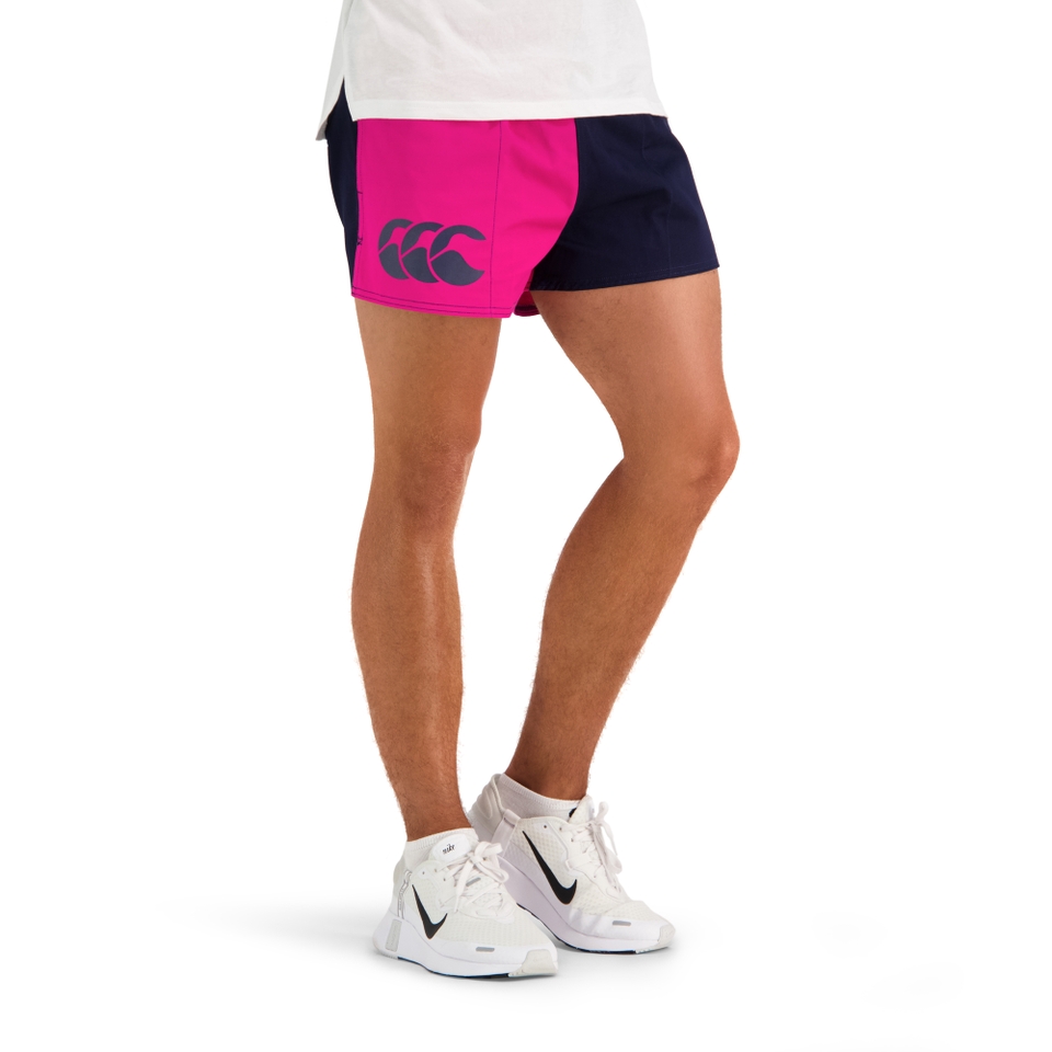 MENS HARLEQUIN SHORT PINK/NAVY