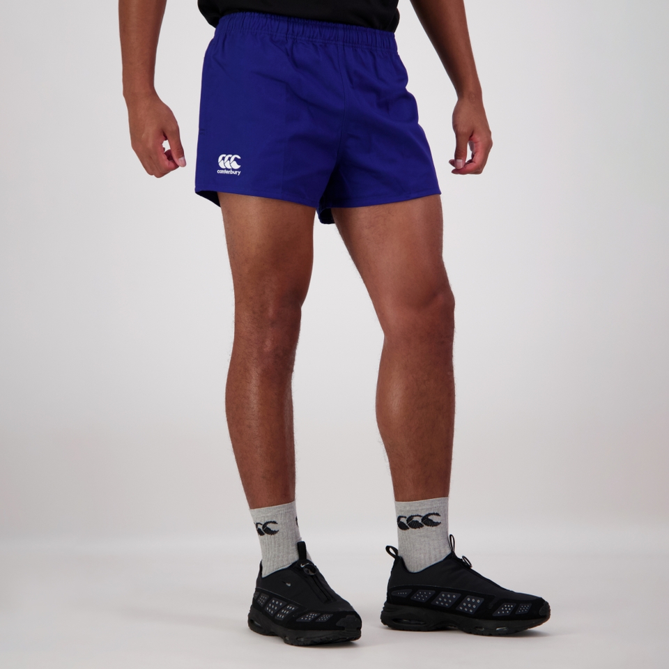 MENS DRILL SHORT BLUE