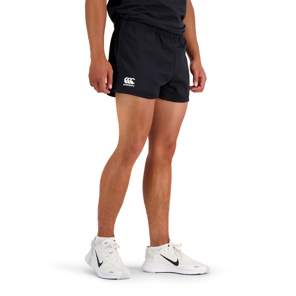 MENS DRILL SHORT BLACK