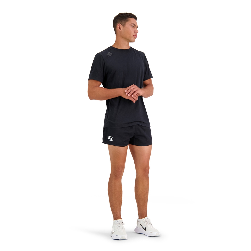 MENS DRILL SHORT BLACK