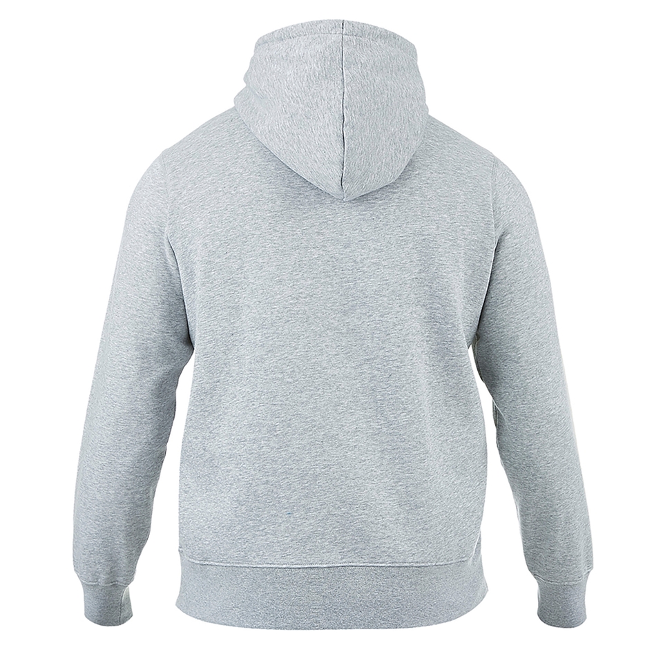 MENS LOGO OVER THE HEAD HOODIE IN GREY