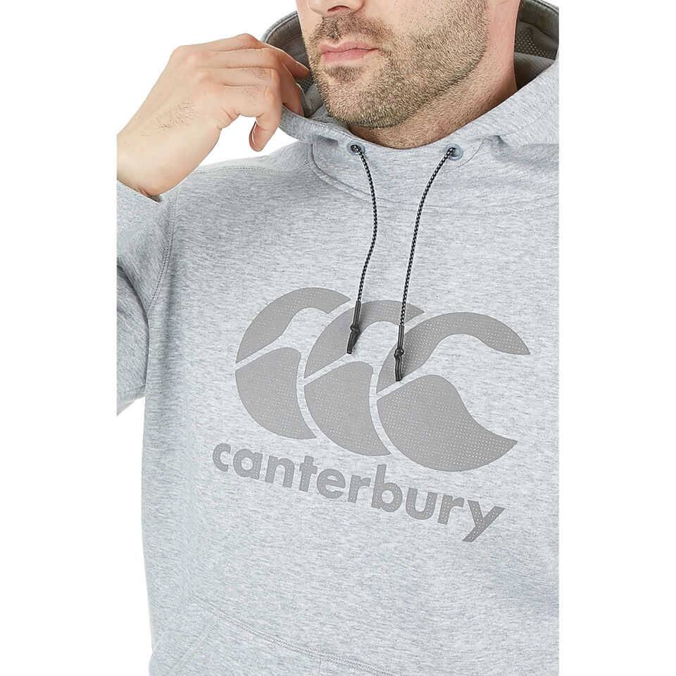 CANTERBURY Men's LOGO OVER THE HEAD HOODIE - GREY