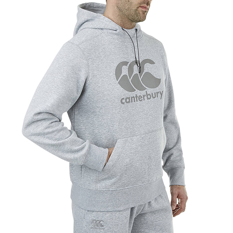 CANTERBURY Men's LOGO OVER THE HEAD HOODIE - GREY