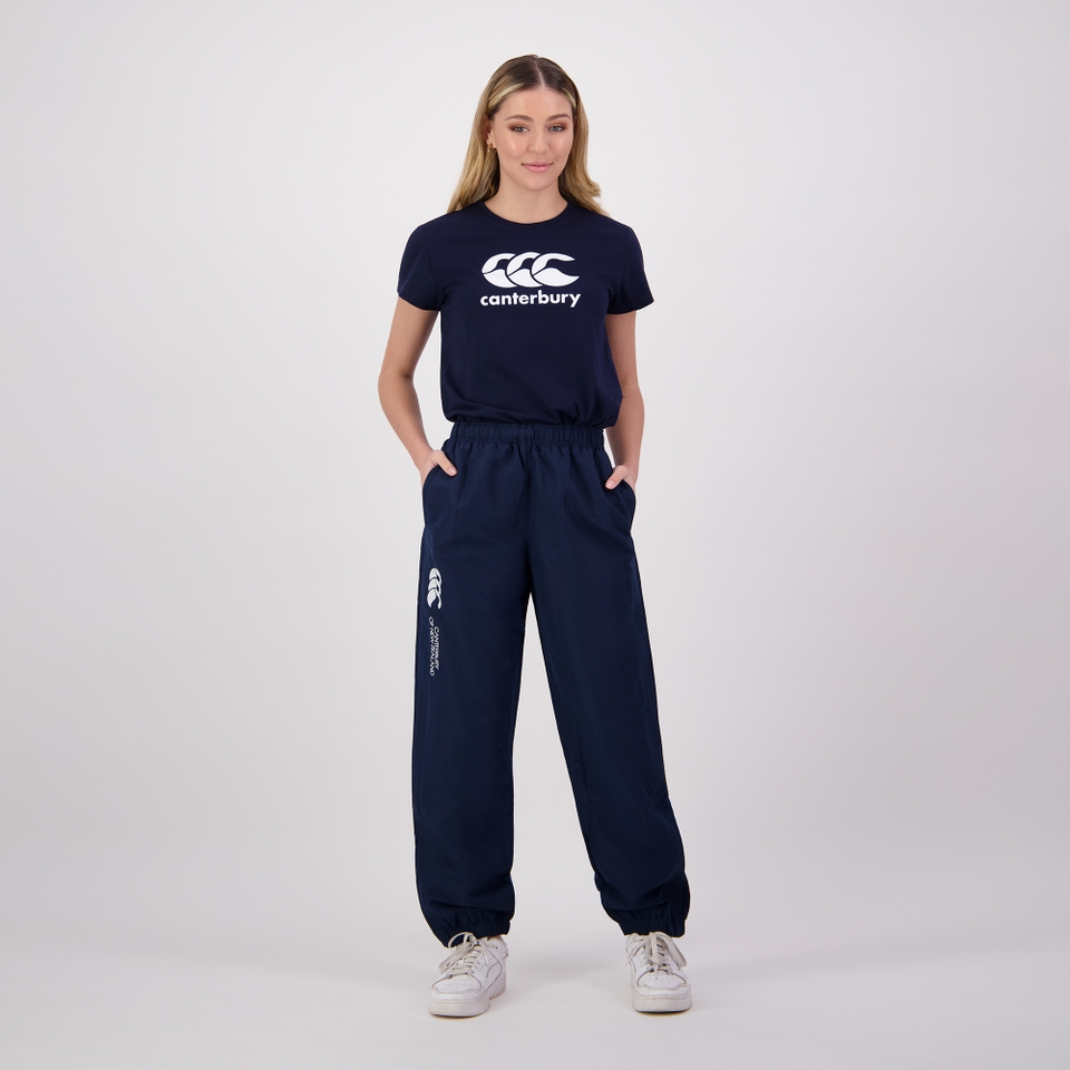 WOMENS CUFFED HEM STADIUM PANT NAVY