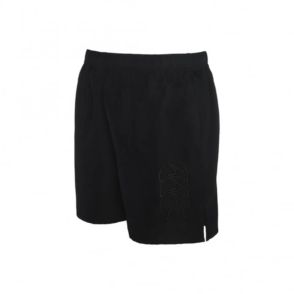 CANTERBURY KIDS TONAL LONG LENGTH TACTIC SHORT - BLACK