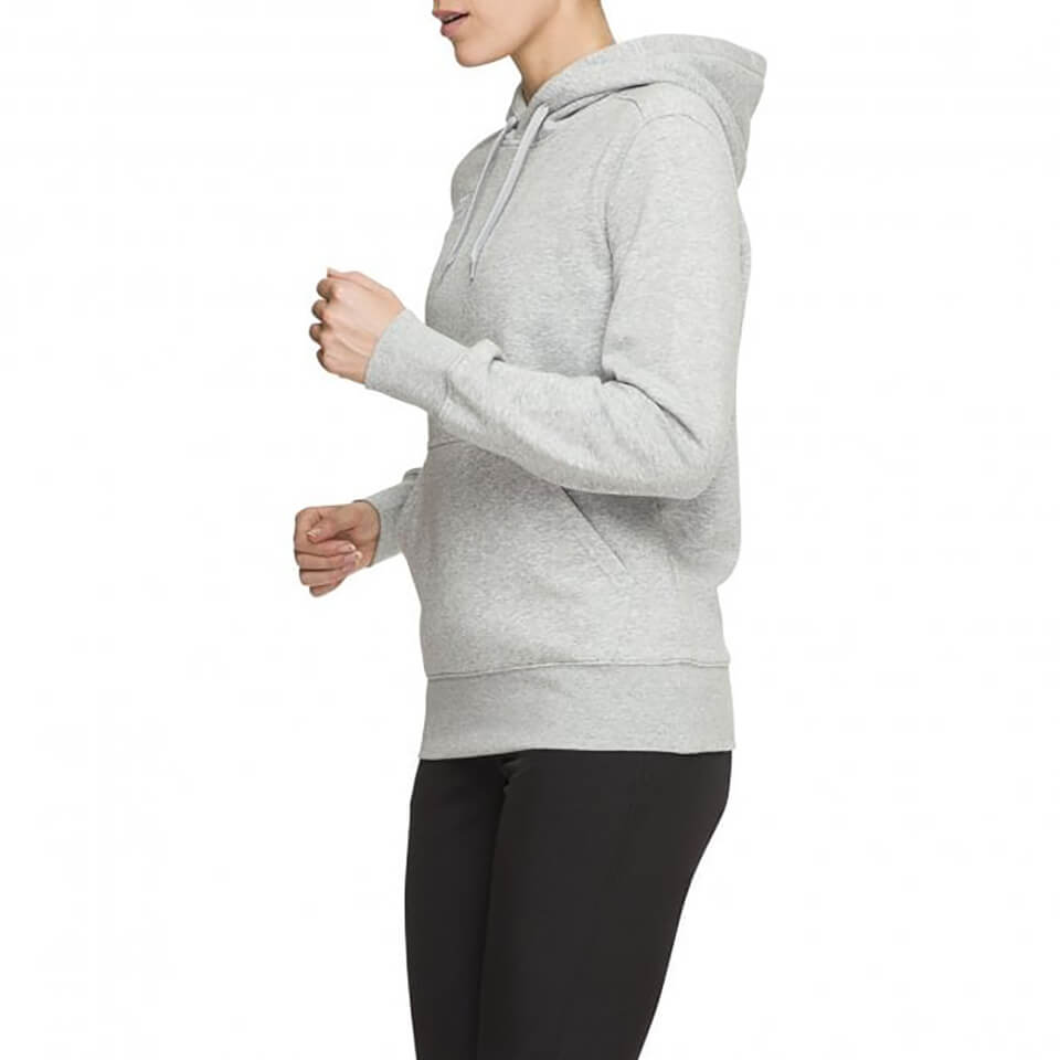 Womens Over Head Logo Hoodie in Grey