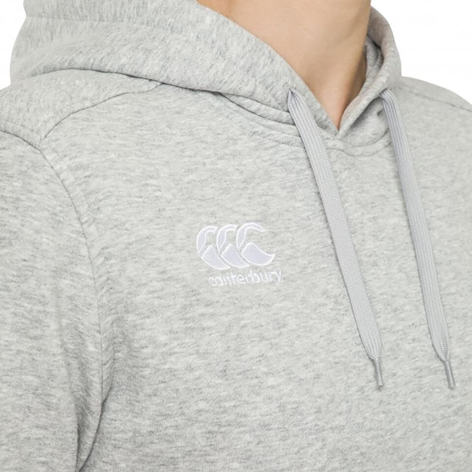 Womens Over Head Logo Hoodie in Grey