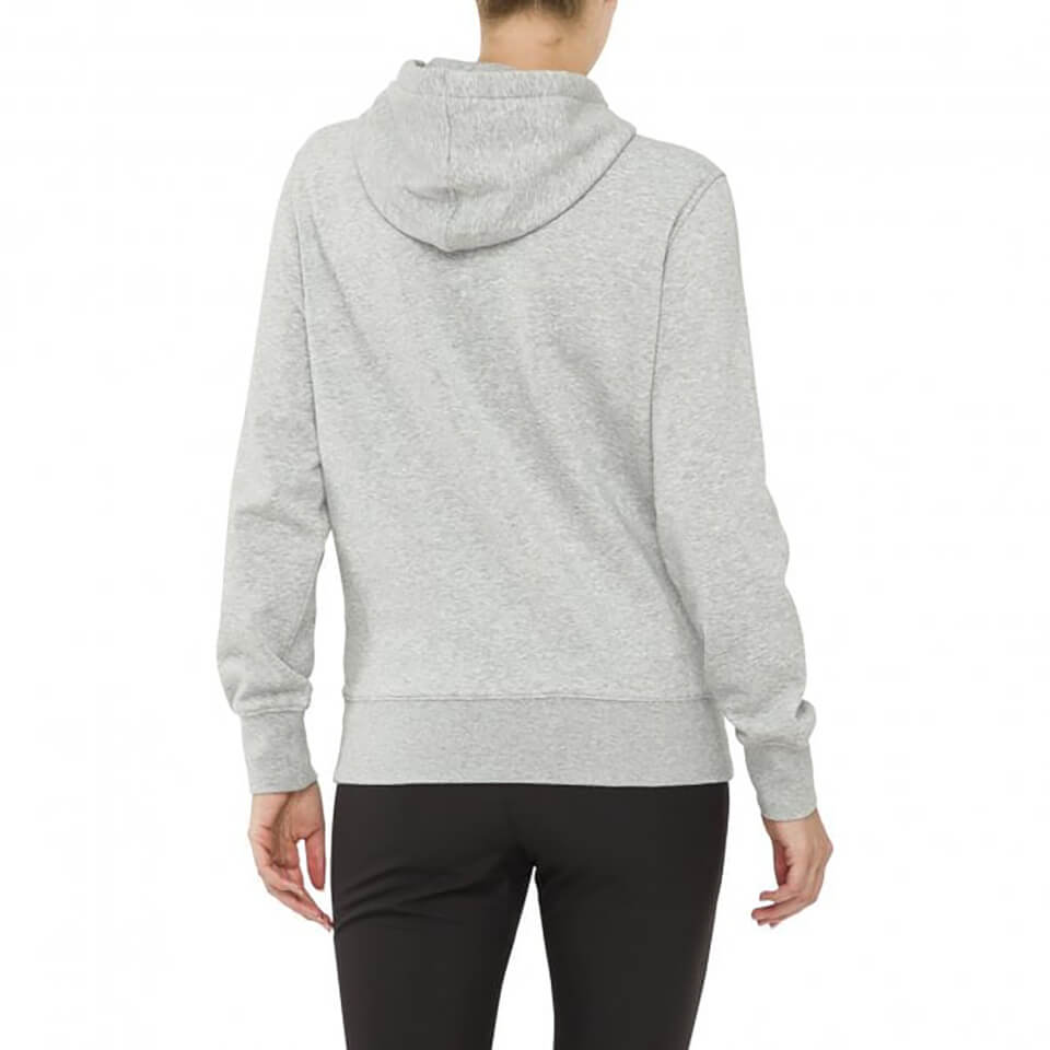 Womens Over Head Logo Hoodie in Grey