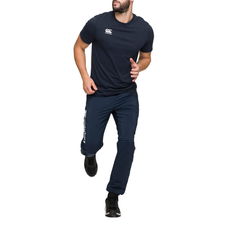 Mens Crew Neck Logo T-Shirt in Navy