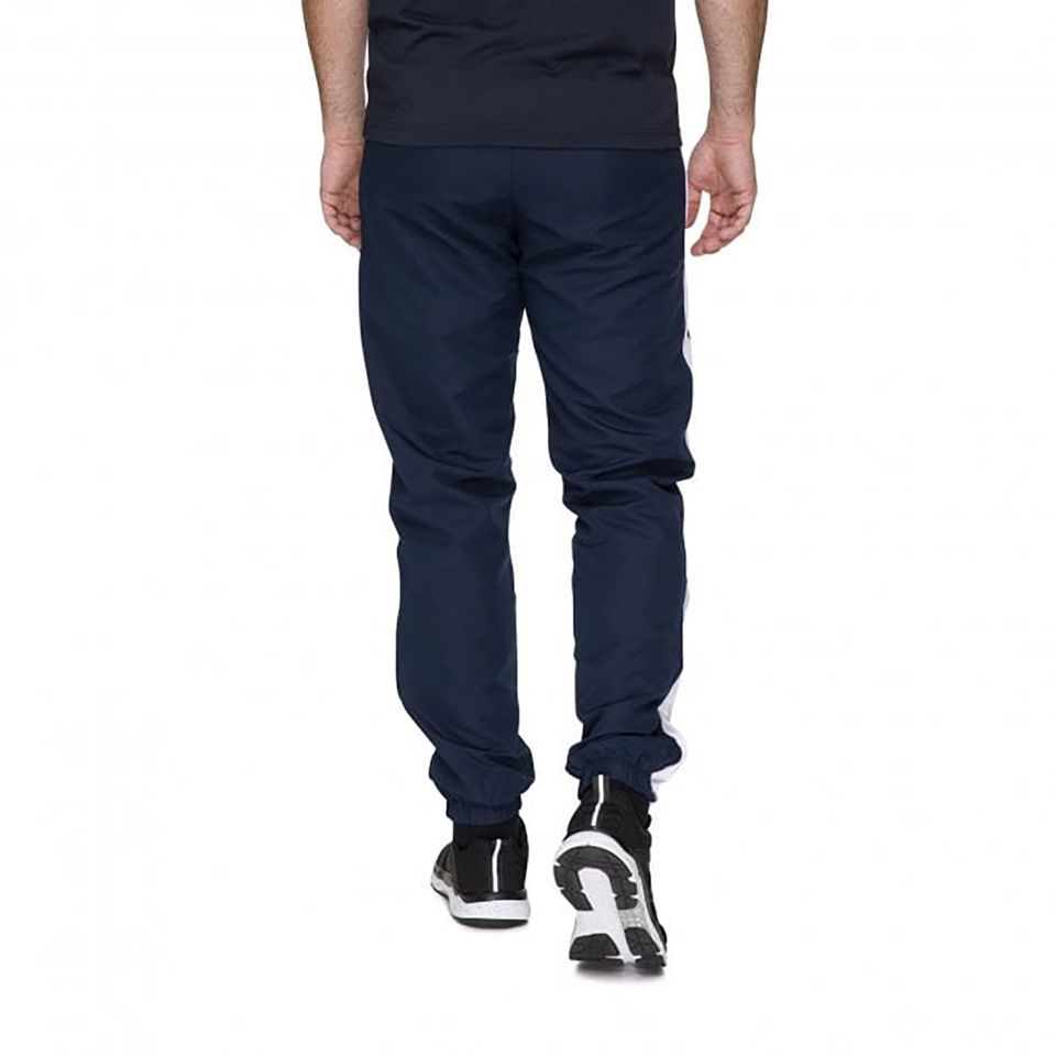 MENS STRIPE CUFFED TRACKPANT NAVY