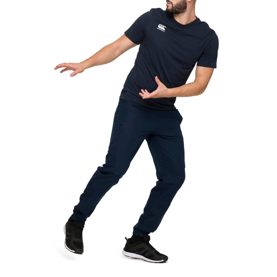 MENS TEAM TONAL CUFFED TRACKPANT NAVY