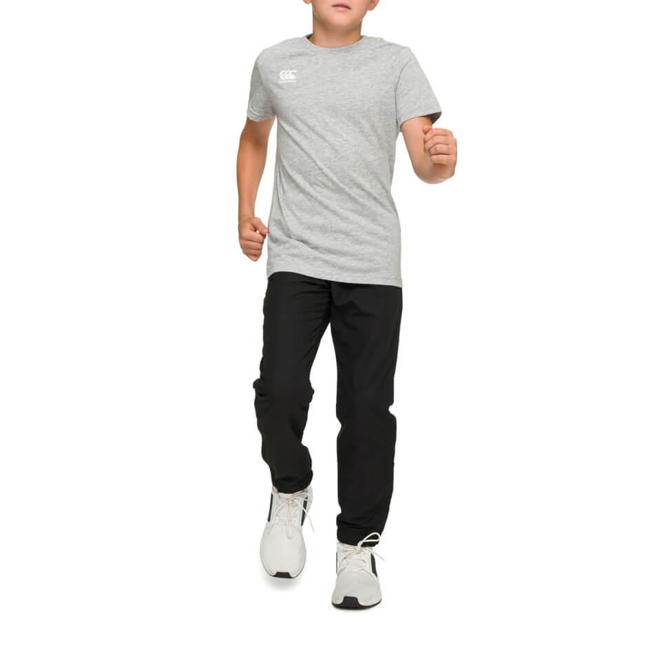 CANTERBURY KIDS TEAM TONAL TAPER LEG CUFFED TRACK PANT - BLACK