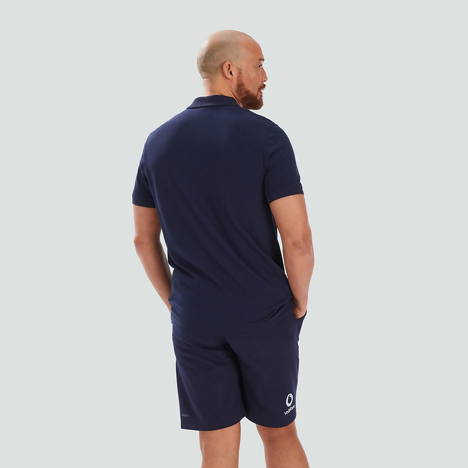 MENS IRELAND TEAM POLO SHIRT BLUE