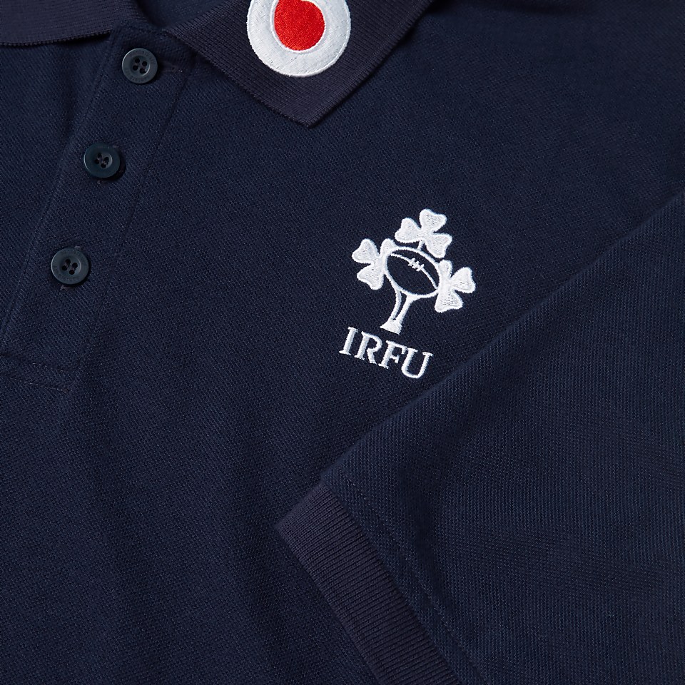 MENS IRELAND TEAM POLO SHIRT BLUE
