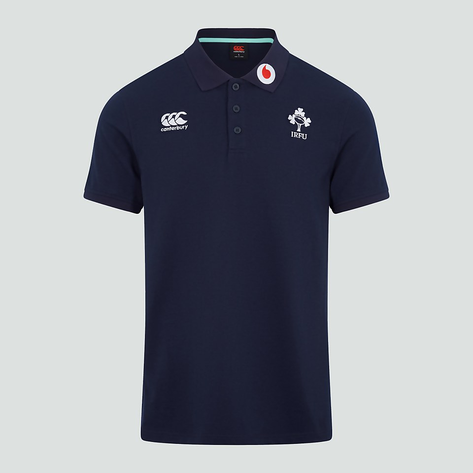 MENS IRELAND TEAM POLO SHIRT BLUE