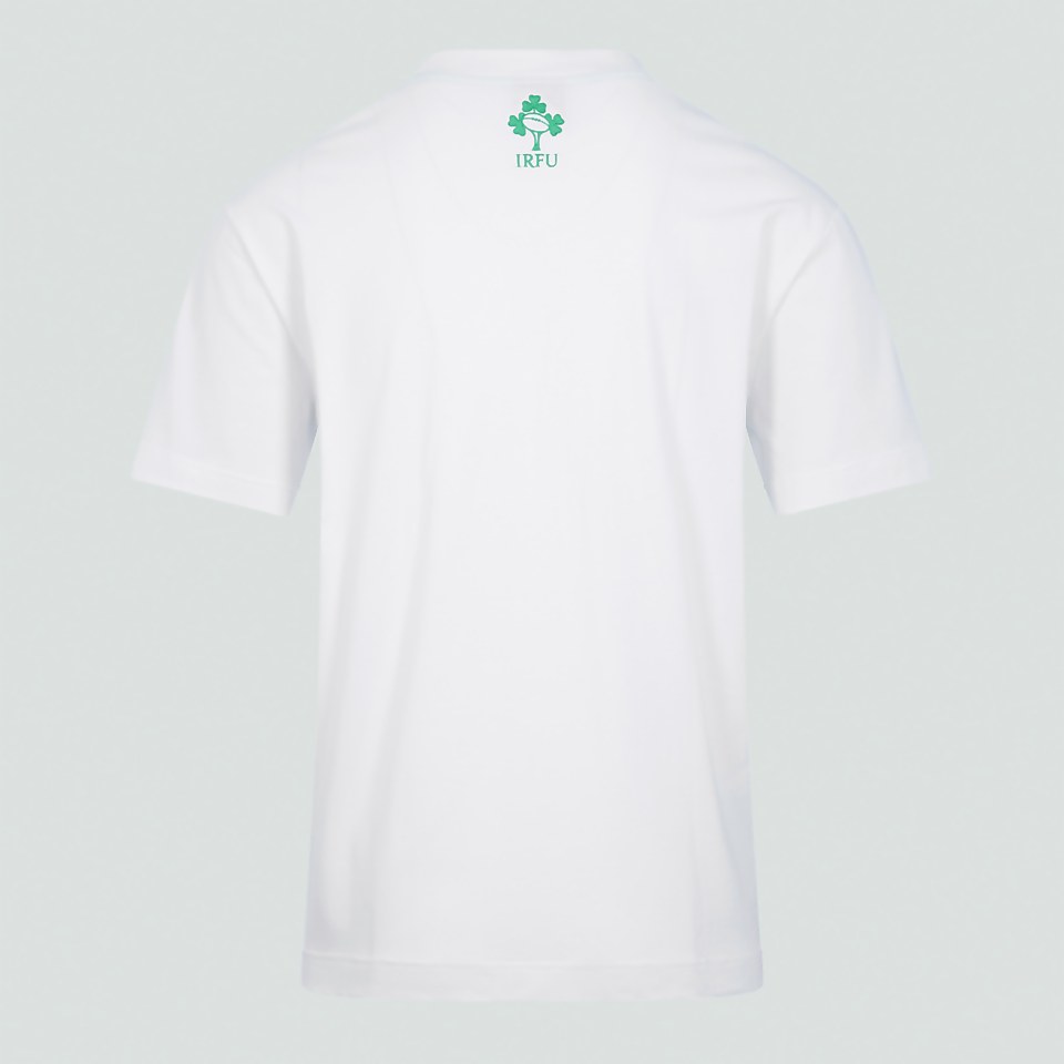 ADULT UNISEX IRELAND COTTON FANS TEE WHITE
