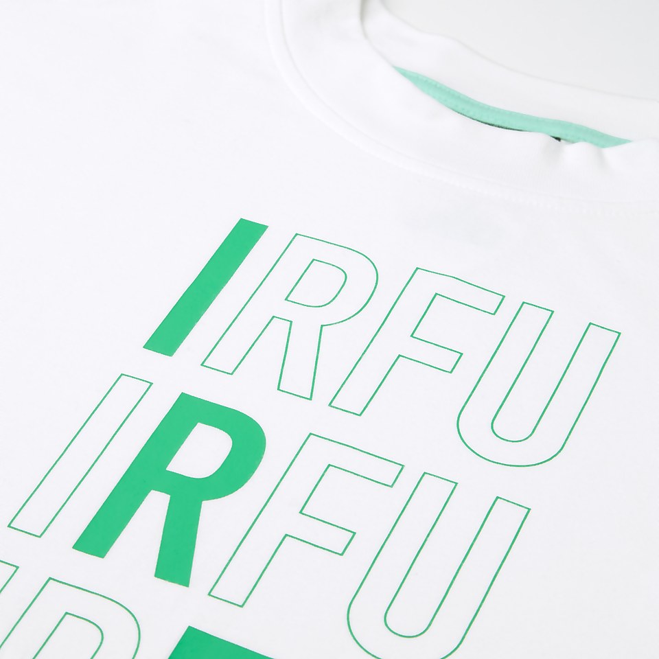 ADULT UNISEX IRELAND COTTON FANS TEE WHITE