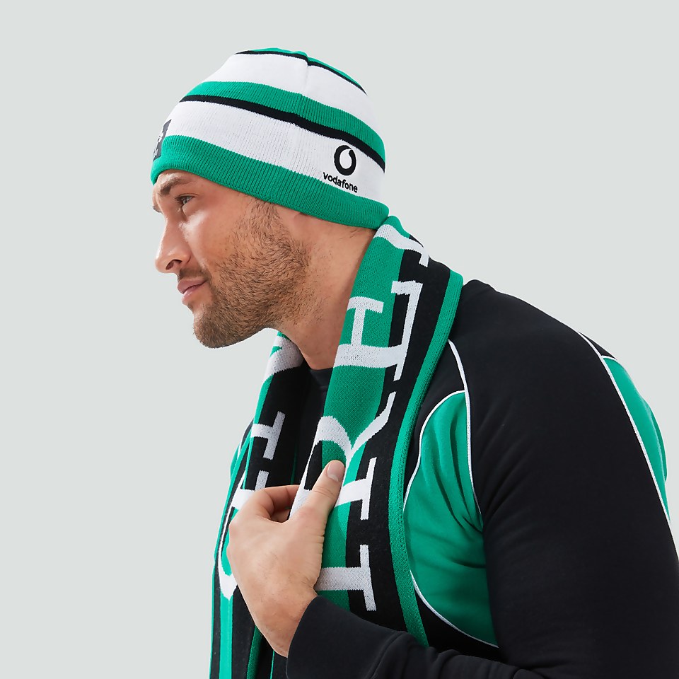 UNISEX IRELAND HERITAGE BEANIE GREEN/WHITE