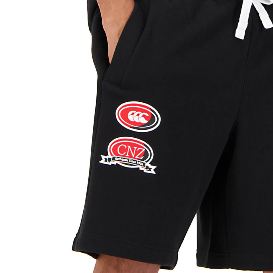 Mens Rugger Sweat Short in Black